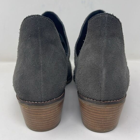 Cole Haan Gray Suede Booties, women’s size 10.5 B, 2” heel - Picture 3 of 12
